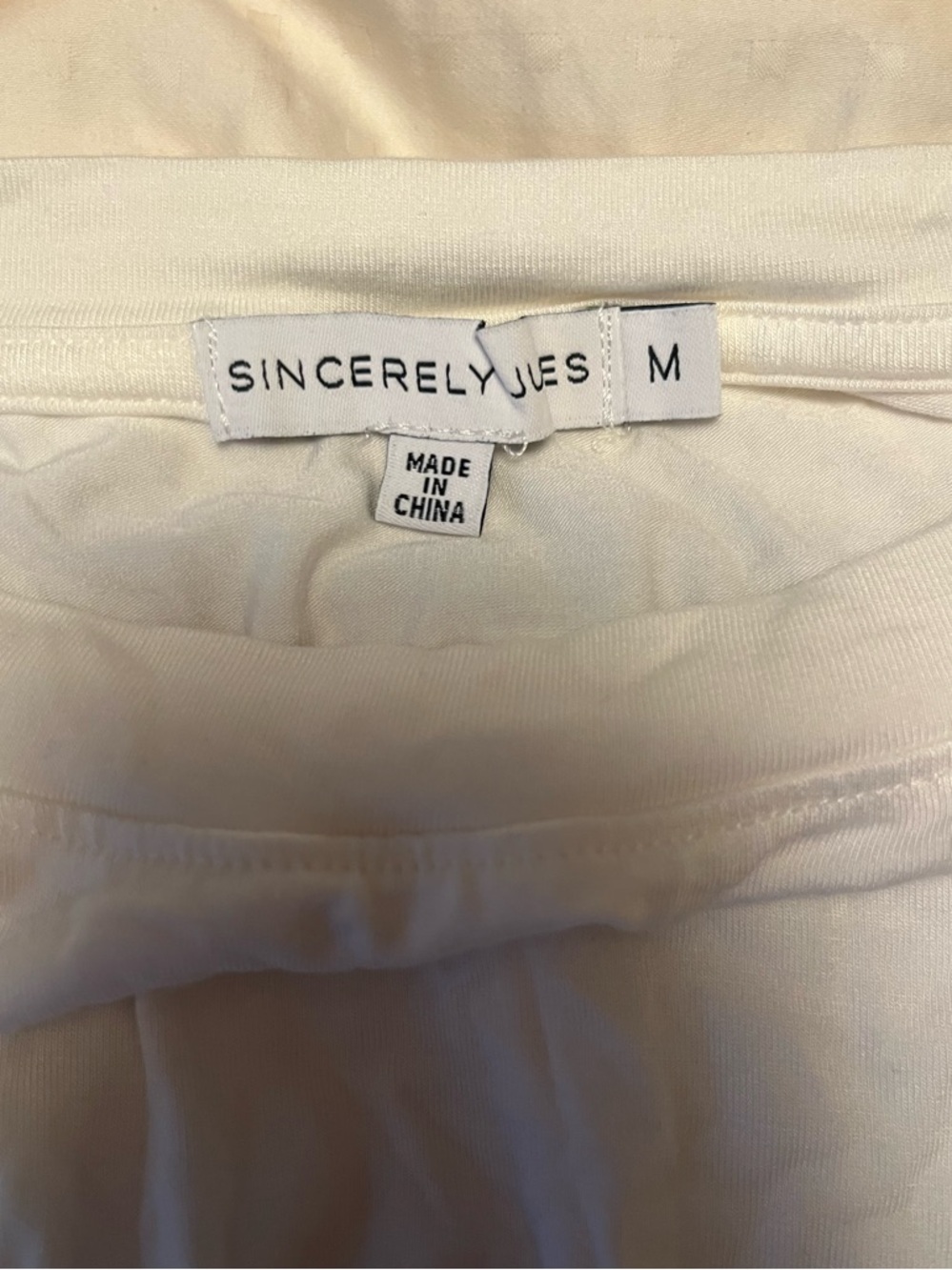 NWT Sincerely Jules Gray Romper with Cream Lightweight Tee | Size M - Picture 7 of 12